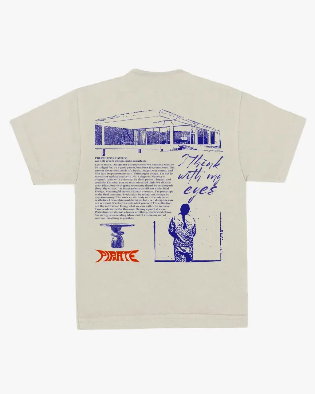 Pirate Manifesto SS Tee (Cannoli Cream) sold by Pirateworldwide