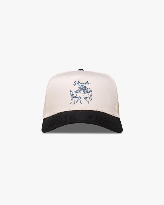 Pirate Fine Dining Hat (Cream/Black) made by Pirateworldwide