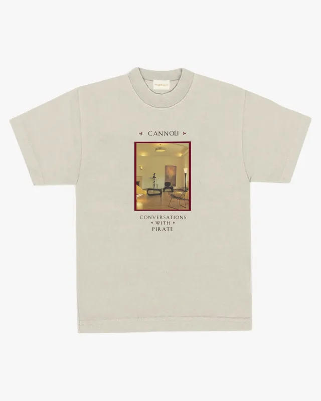 Pirate Conversations Tee (Cannoli Cream) sold by Pirateworldwide