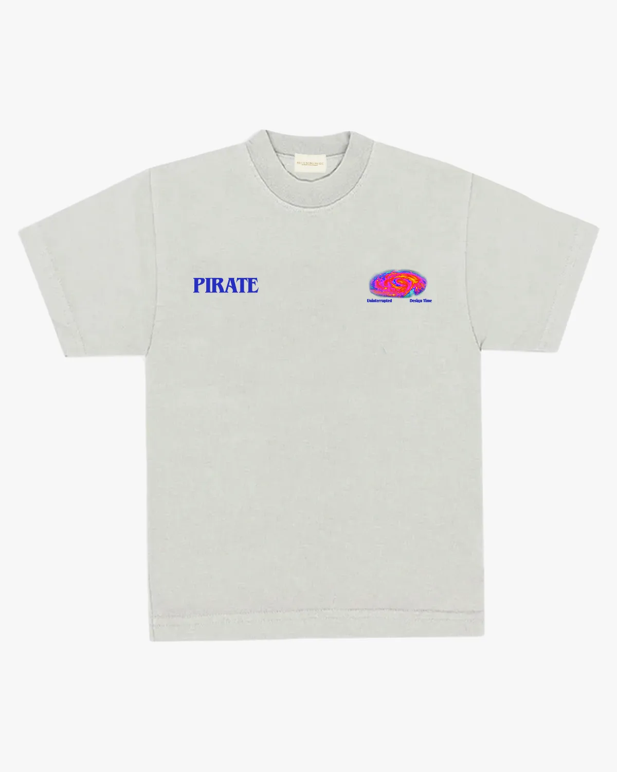 Pirate Uninterrupted Design Time Tee (Off White) sold by Pirateworldwide