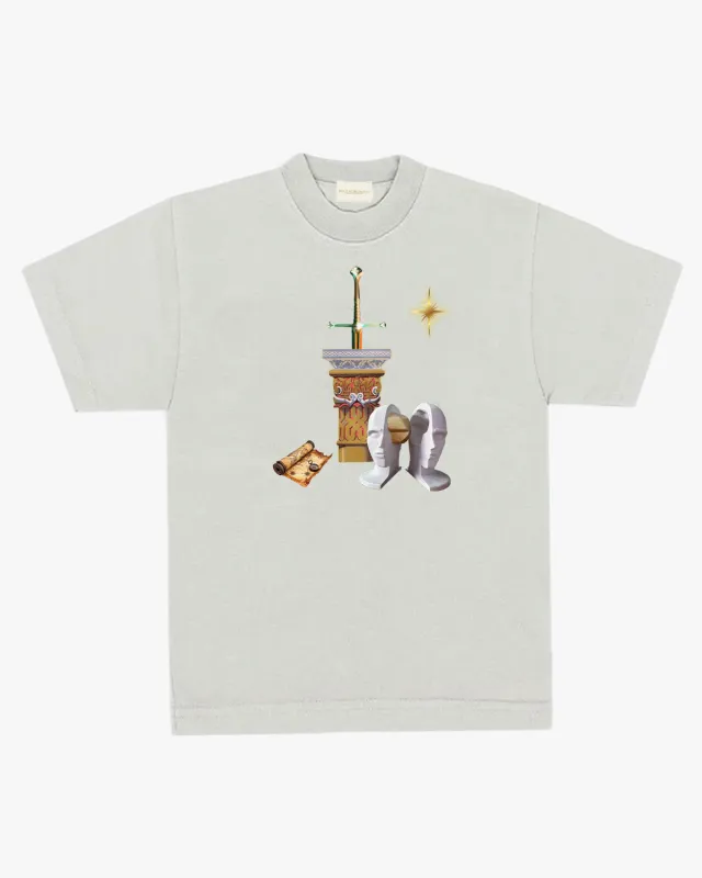 Pirate North Star Swords Tee (Off White) sold by Pirateworldwide