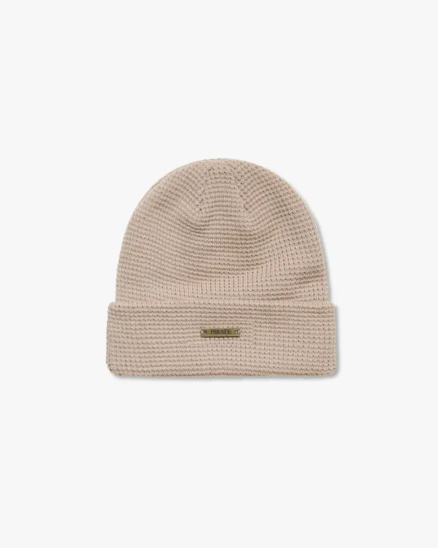 Pirate Waffle Beanie (Cannoli Cream) sold by Pirateworldwide
