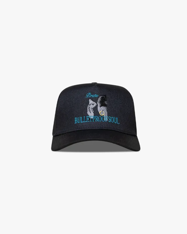 Pirate Bulletproof Soul Hat (Black) made by Pirateworldwide