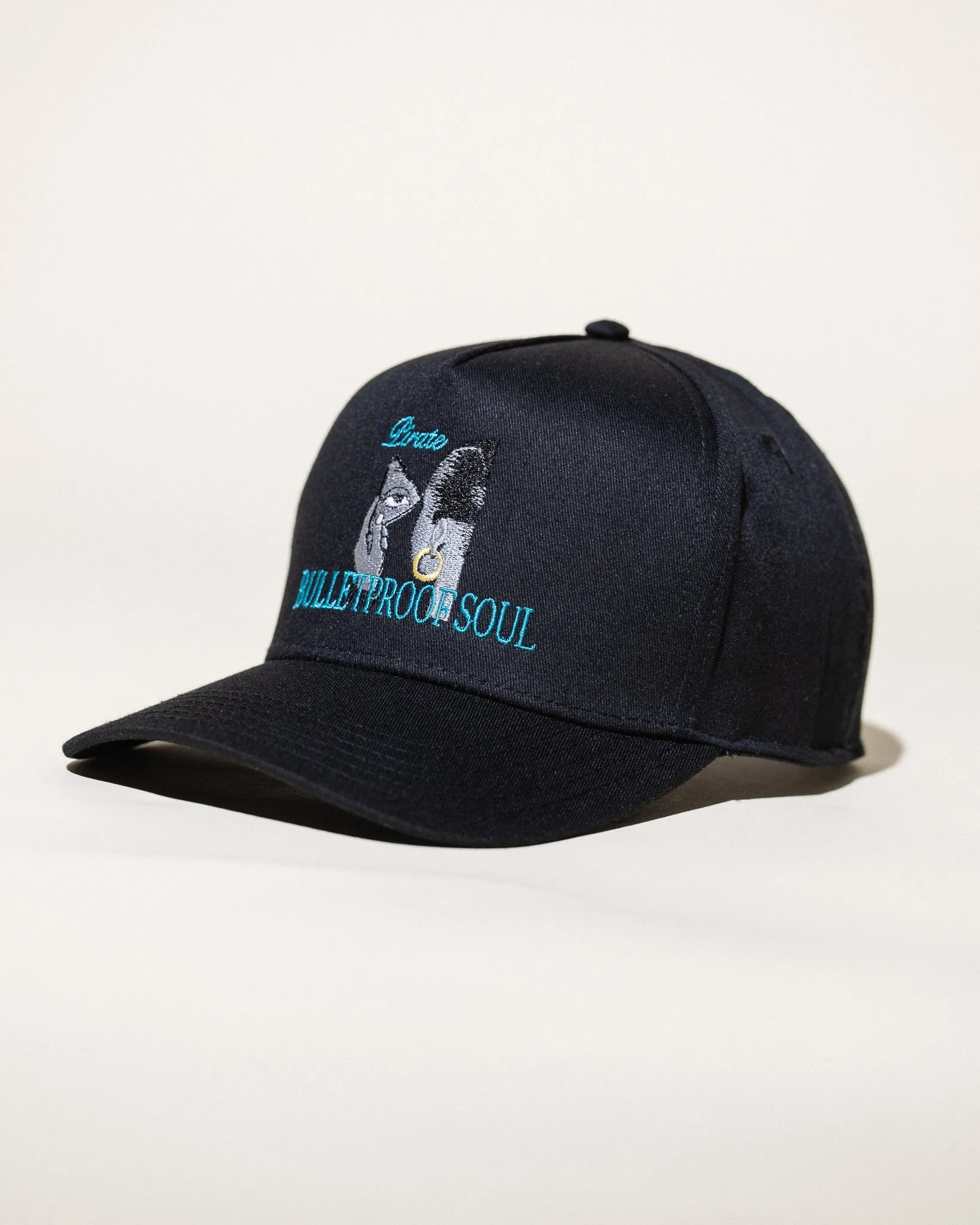 Pirate Bulletproof Soul Hat (Black) sold by Pirateworldwide product image thumbnail 2