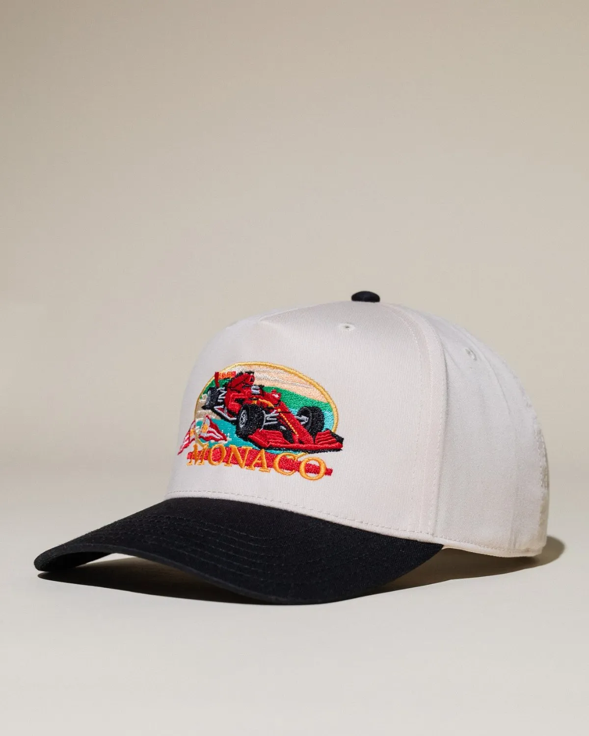 Pirate Monaco Racing Hat (Cream/Black) sold by Pirateworldwide product image thumbnail 3