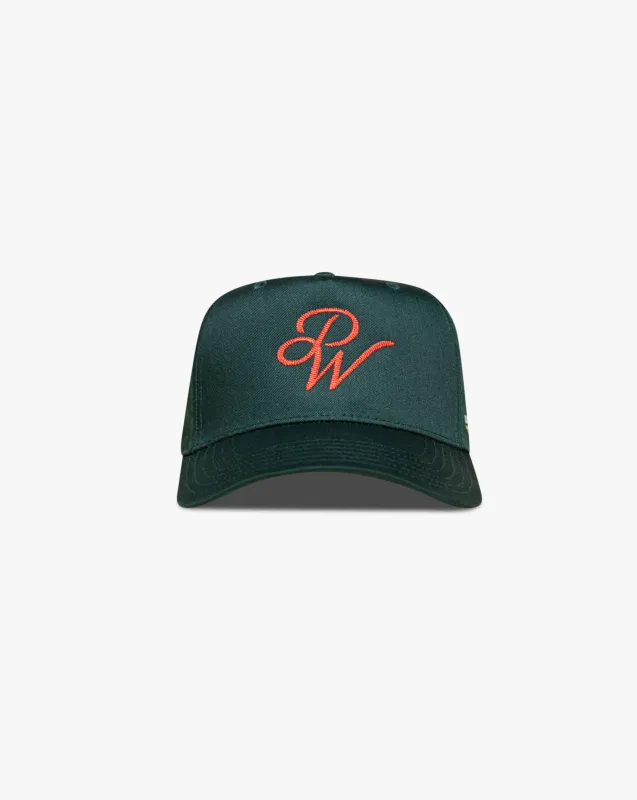 Pirate PW Chain Stitch Hat (Green) made by Pirateworldwide