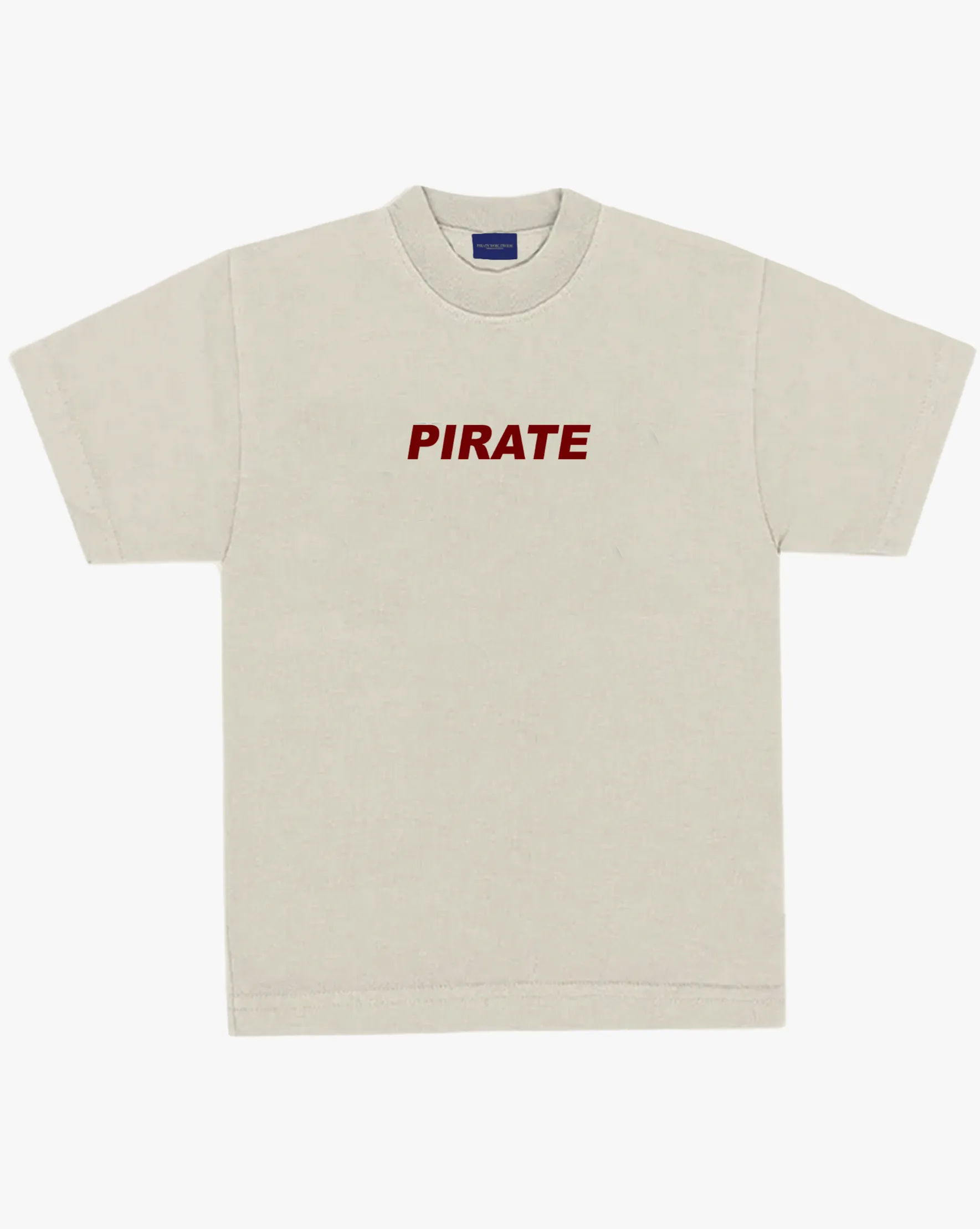 Pirate Logo Tee (Cream) sold by Pirateworldwide