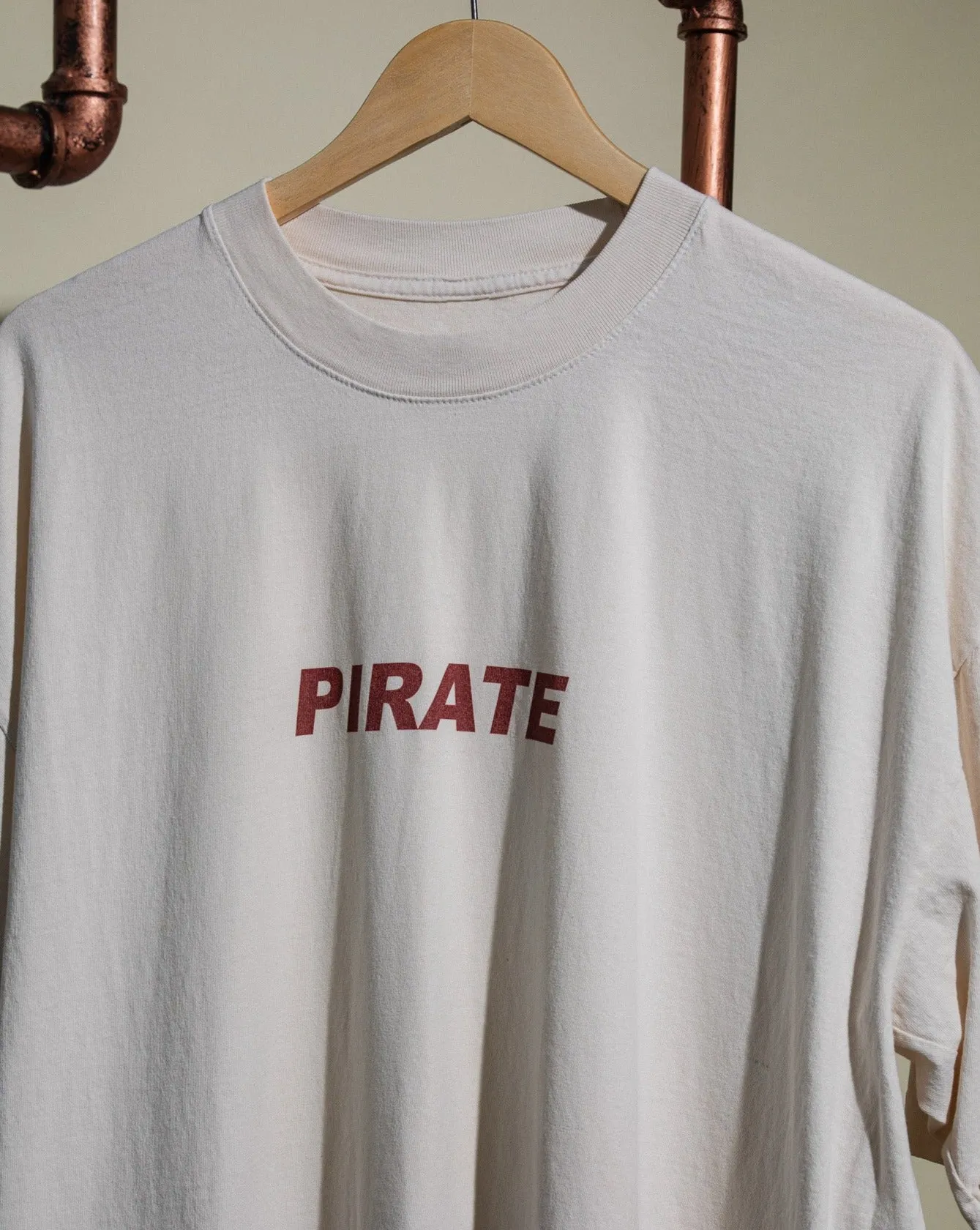 Pirate Logo Tee (Cream) sold by Pirateworldwide product image thumbnail 3