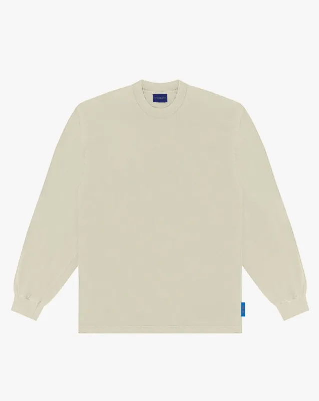 Pirate Untitled Signature LS Tee (Cream) sold by Pirateworldwide