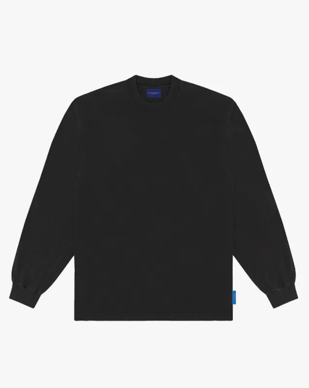 Pirate Untitled Signature LS Tee (Black) sold by Pirateworldwide