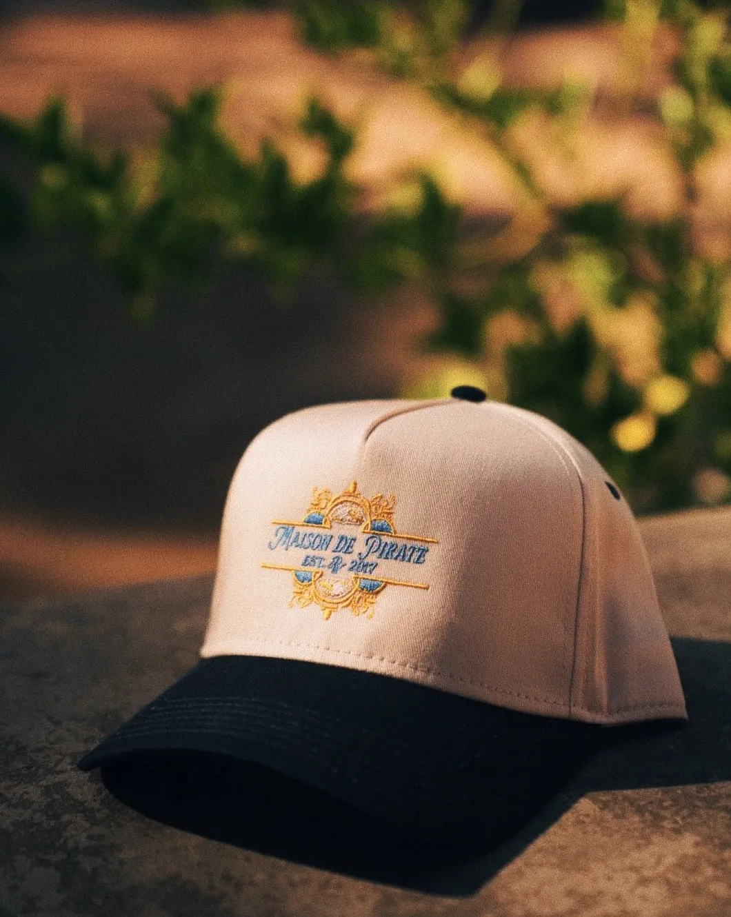 Pirate Maison de Pirate Hat (Cream/Navy) sold by Pirateworldwide product image thumbnail 2