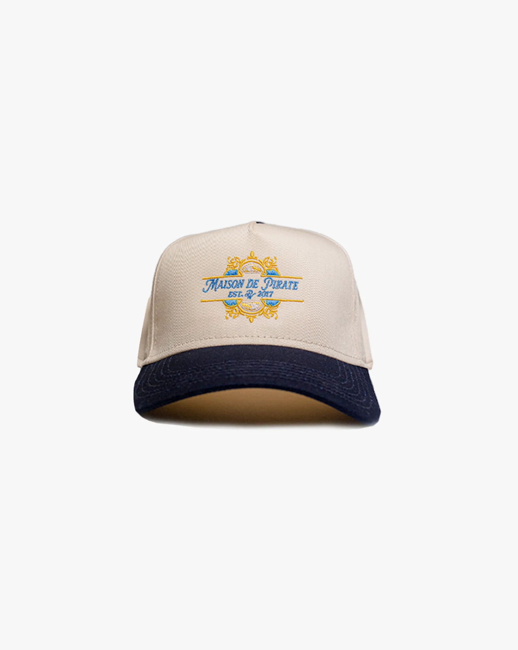 Pirate Maison de Pirate Hat (Cream/Navy) sold by Pirateworldwide