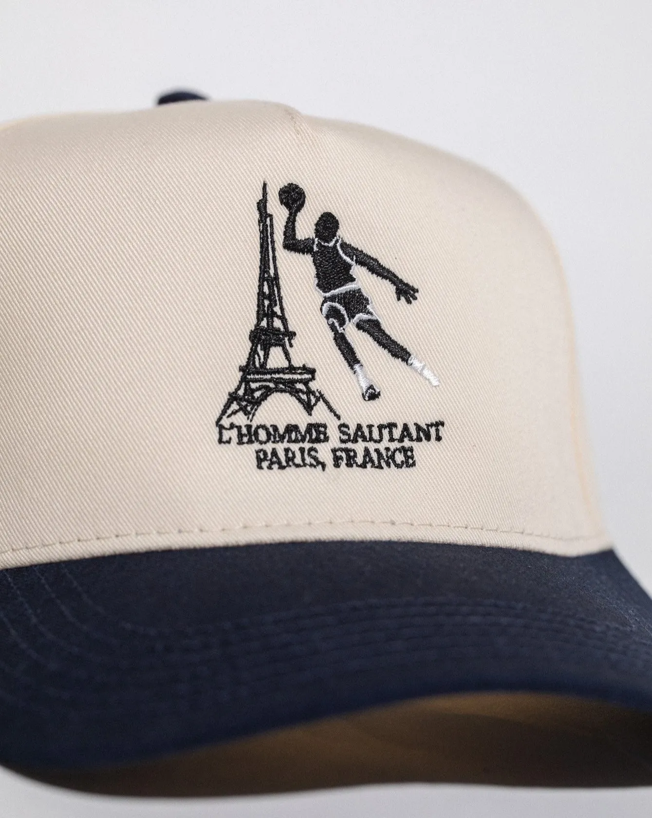 Pirate L'Homme Sautant Hat (Cream/Navy) sold by Pirateworldwide product image thumbnail 3