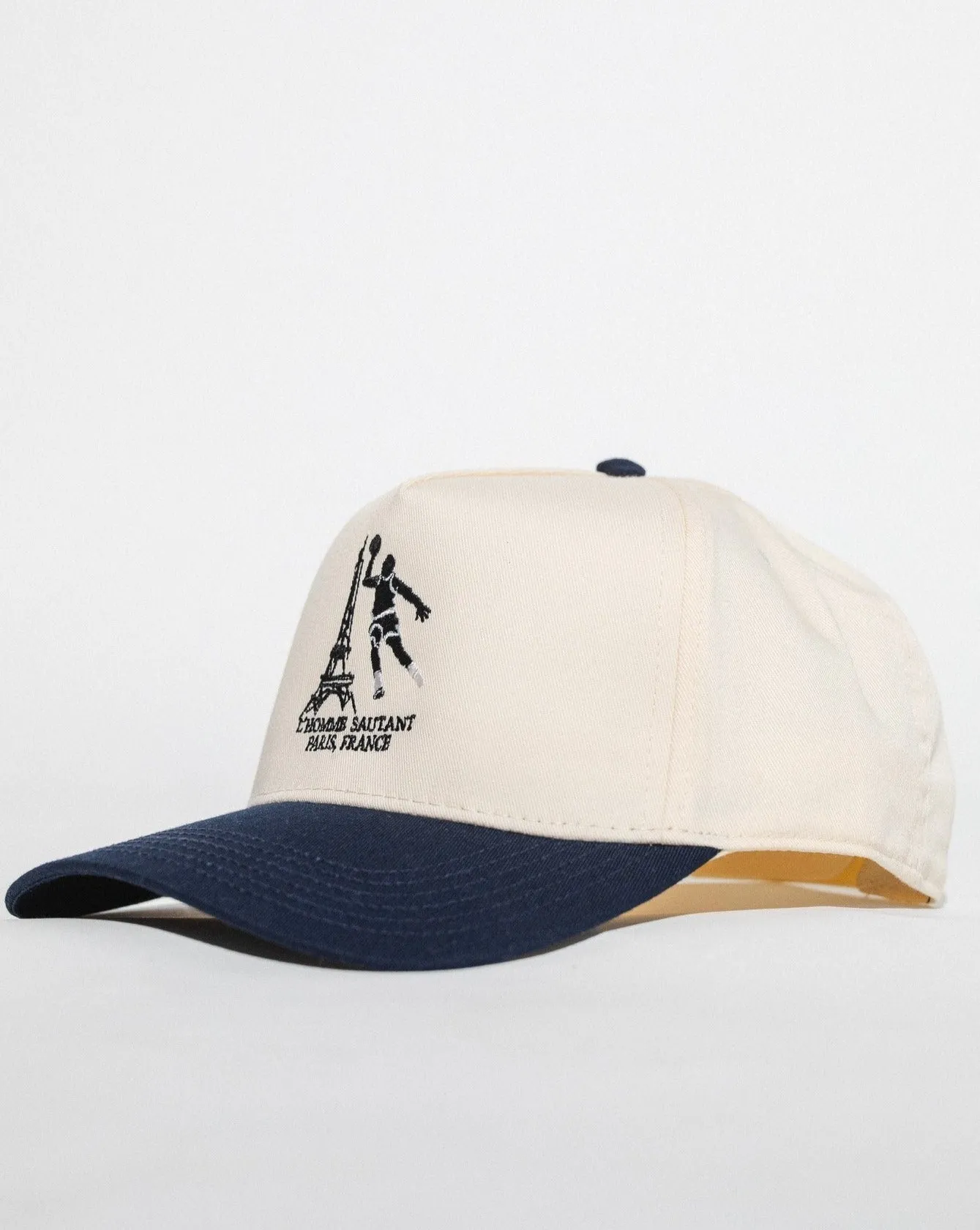 Pirate L'Homme Sautant Hat (Cream/Navy) sold by Pirateworldwide product image thumbnail 2