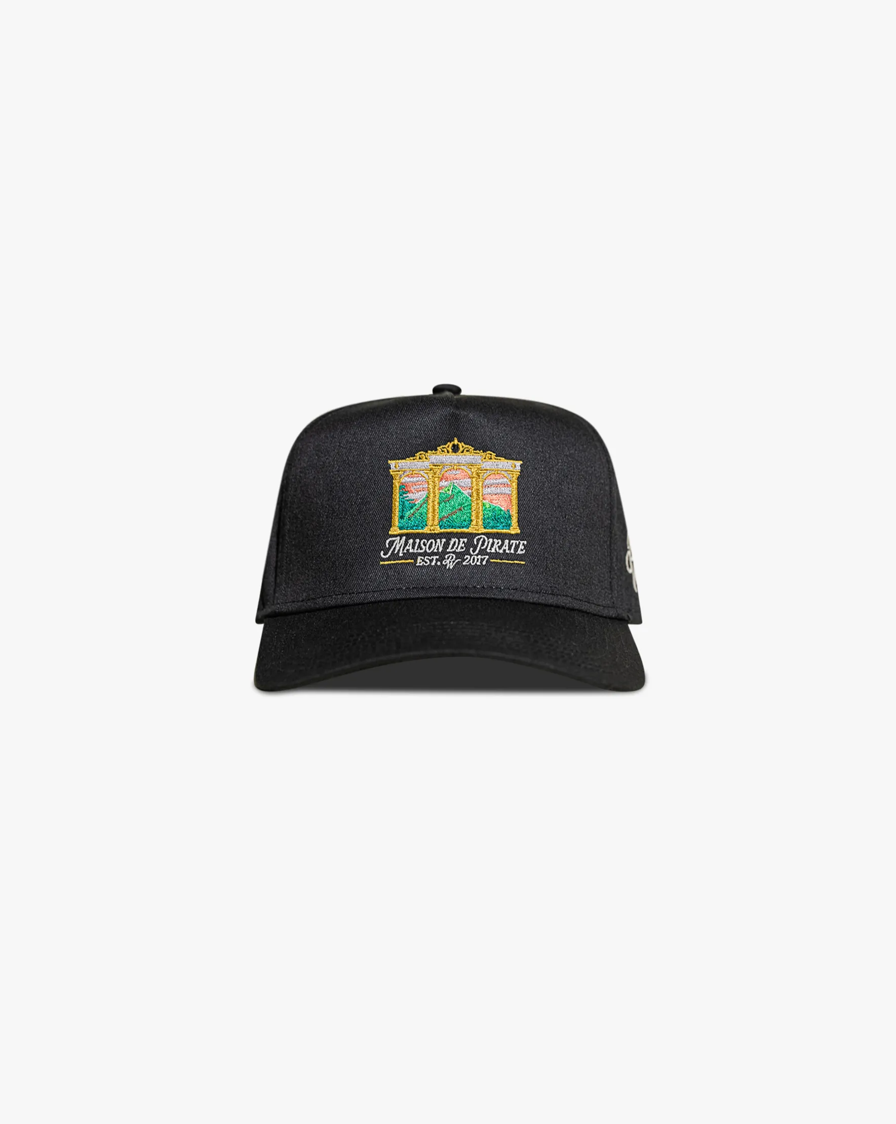 Pirate Skyline Maison de Pirate Hat (Black) sold by Pirateworldwide