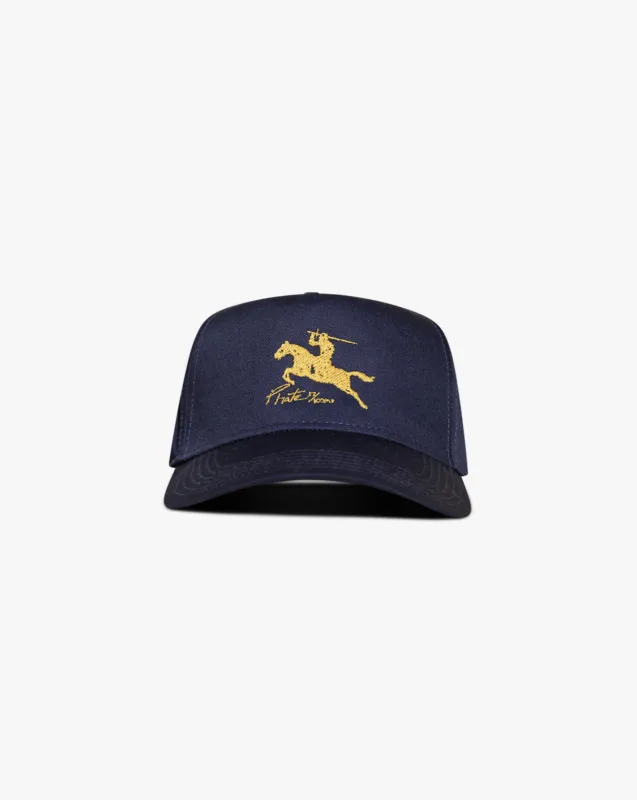 Pirate By Any Means Hat (Navy) made by Pirateworldwide