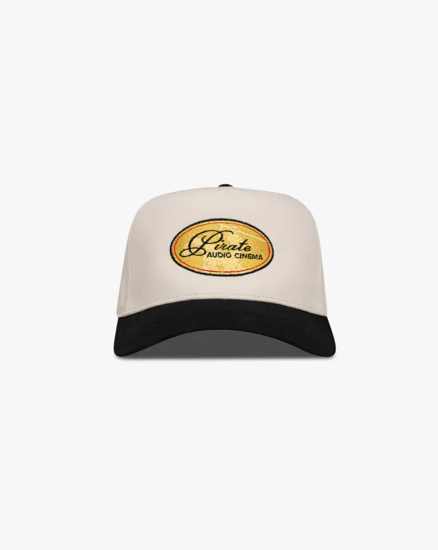 Pirate Audio Cinema Hat (Cream/Black) made by Pirateworldwide