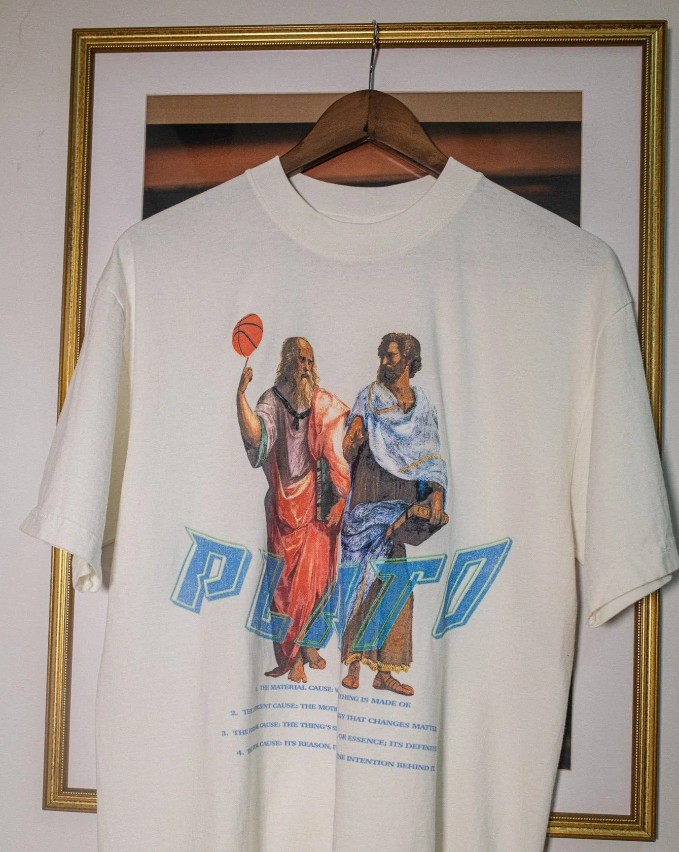 Pirate Plato T-Shirt (Vintage White) sold by Pirateworldwide product image thumbnail 2