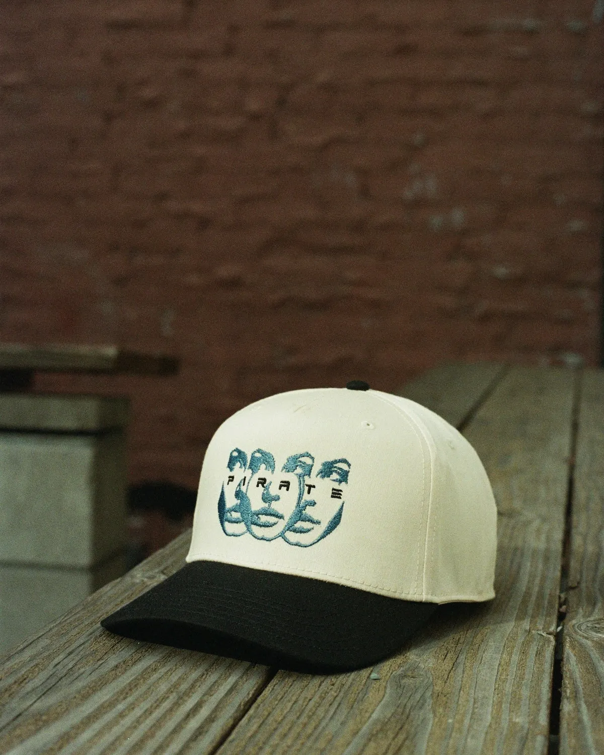 Pirate Faces Hat (Cream/Black) sold by Pirateworldwide product image thumbnail 2