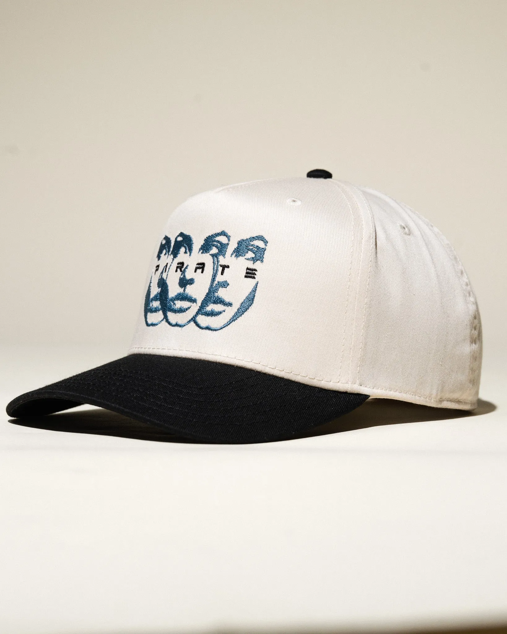 Pirate Faces Hat (Cream/Black) sold by Pirateworldwide product image thumbnail 4