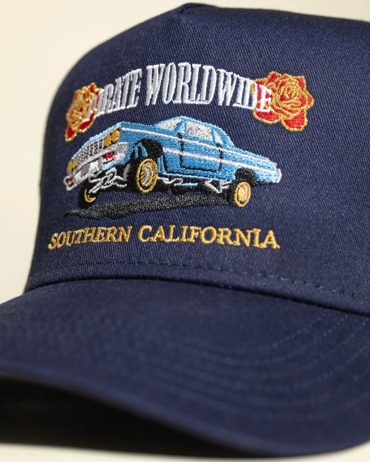 Pirate 63' Hat (Navy) sold by Pirateworldwide product image thumbnail 3