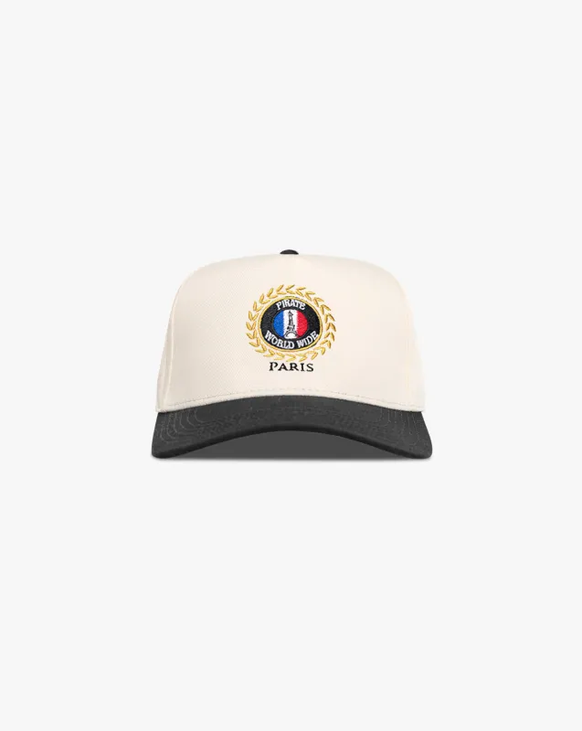 Pirate Paris Hat (Cream/Black) sold by Pirateworldwide