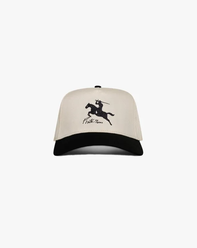 Pirate By Any Means Hat (Black Stitching) made by Pirateworldwide