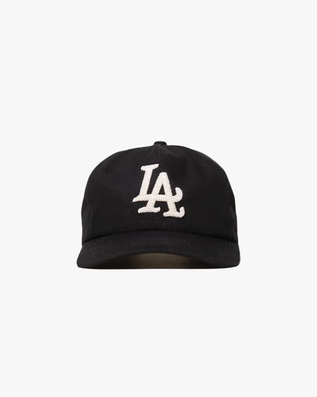Pirate "LA" Chain Stitch Vintage Hat (Pirate Black) made by Pirateworldwide
