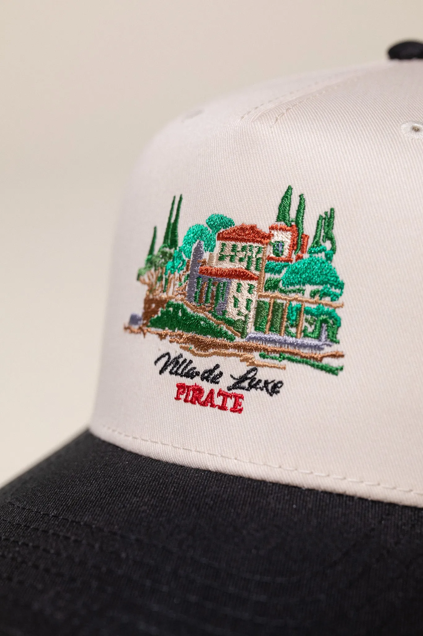 Pirate Villa de Luxe Hat (Cream/Black) sold by Pirateworldwide product image thumbnail 4