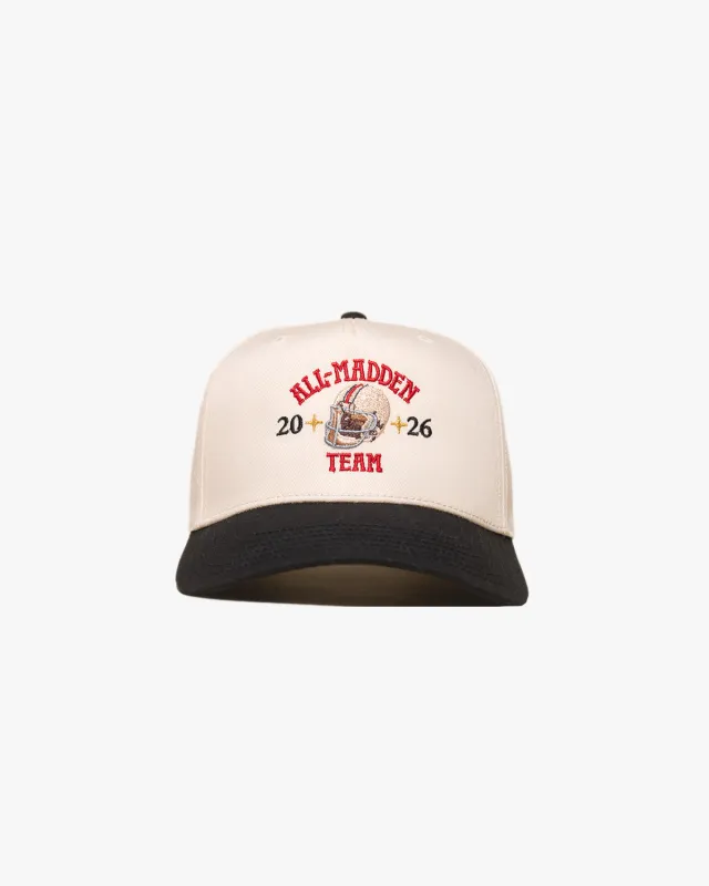All Madden '26 Hat (Cream/Black) made by Pirateworldwide