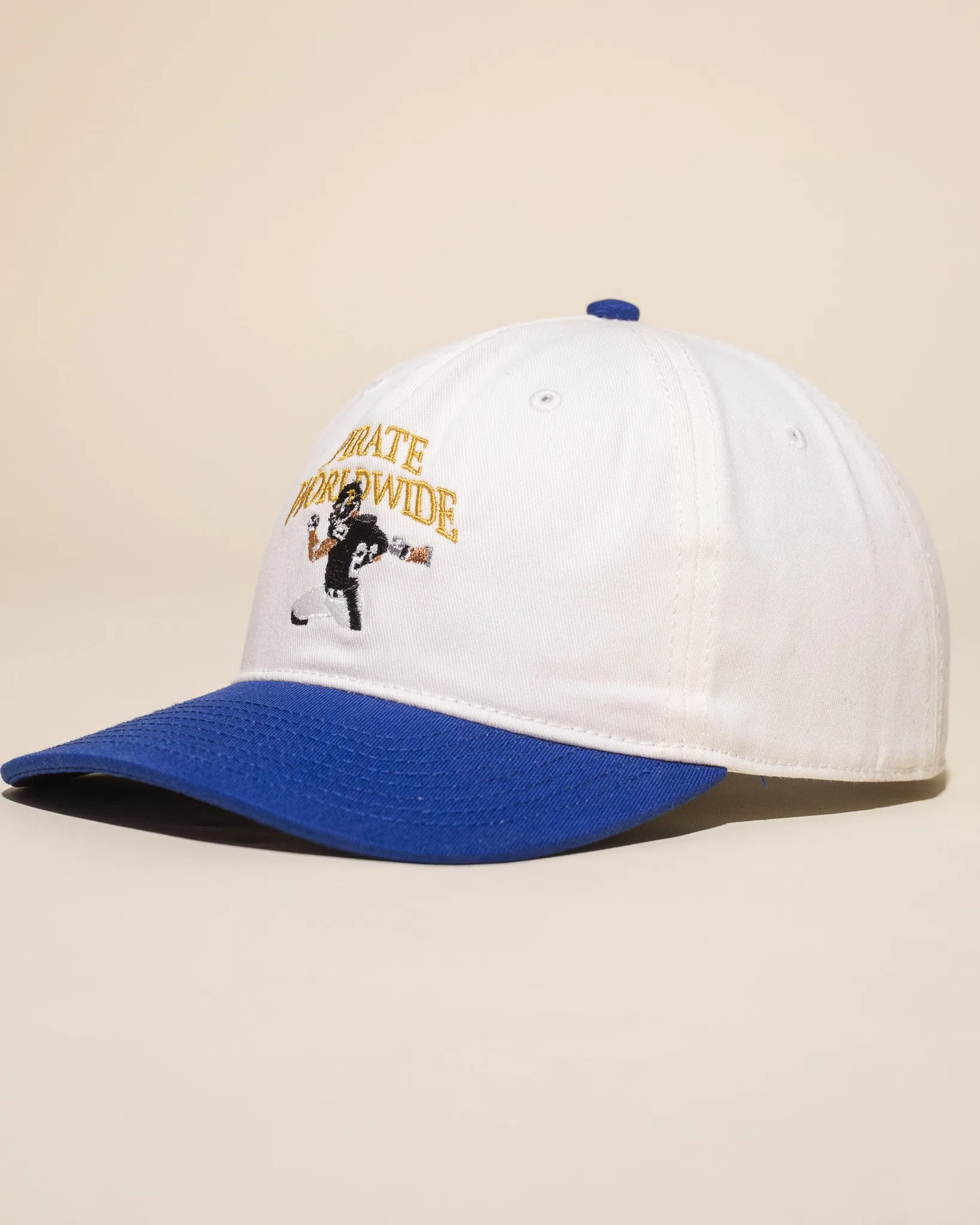 By Any Means Football Hat (Off White/Blue) sold by Pirateworldwide product image thumbnail 2