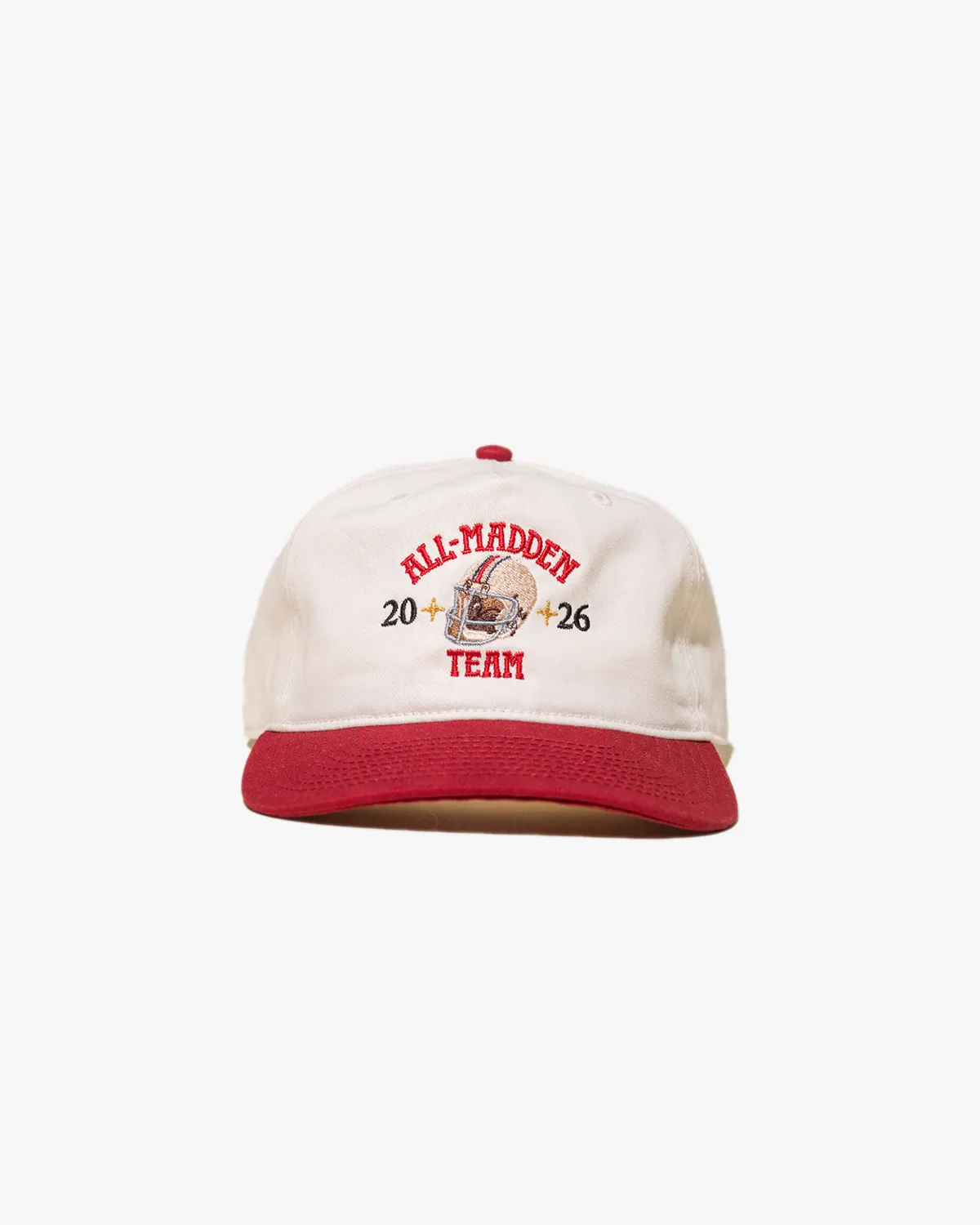 All Madden '26 Hat (Off White/Red) sold by Pirateworldwide