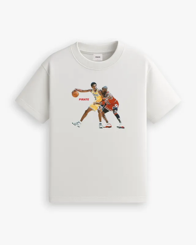 8 vs. 23 Tee (Off White) made by Pirateworldwide