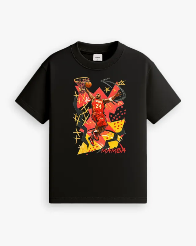 Mamba 24 All-Star Tee (Pirate Black) made by Pirateworldwide