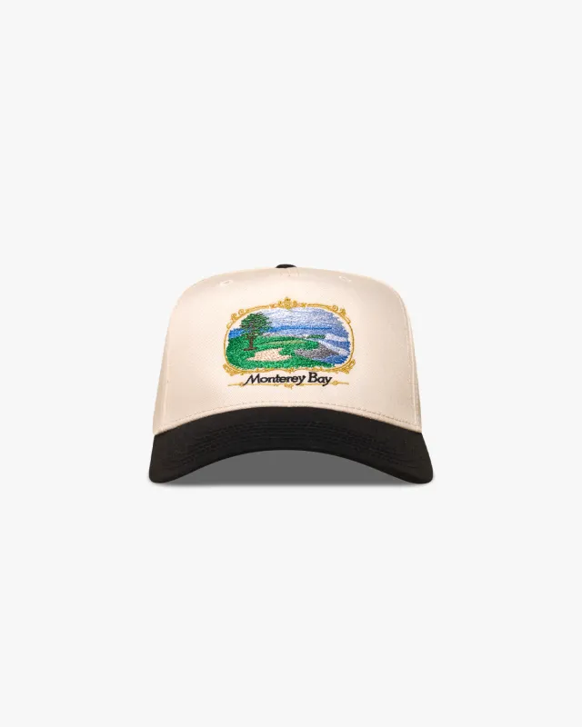 Monterey Bay Hat (Cream/Black) made by Pirateworldwide