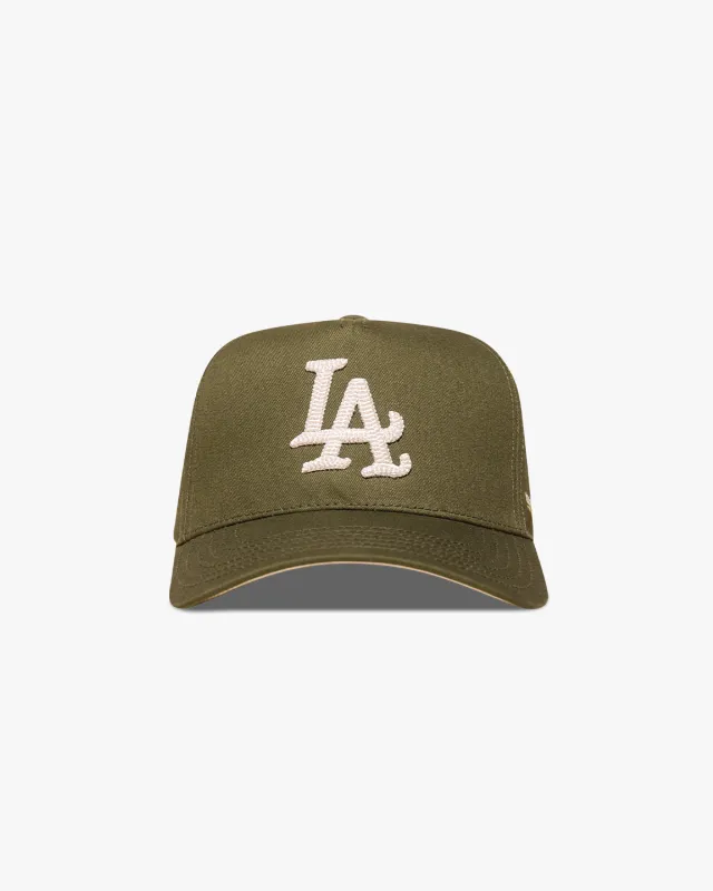 Pirate "LA" Chain Stitch Hat (Olive) made by Pirateworldwide