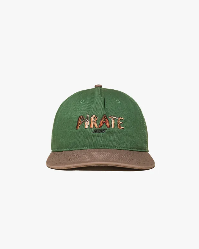 Hands of Pirate Vintage Hat (Green/Brown) made by Pirateworldwide
