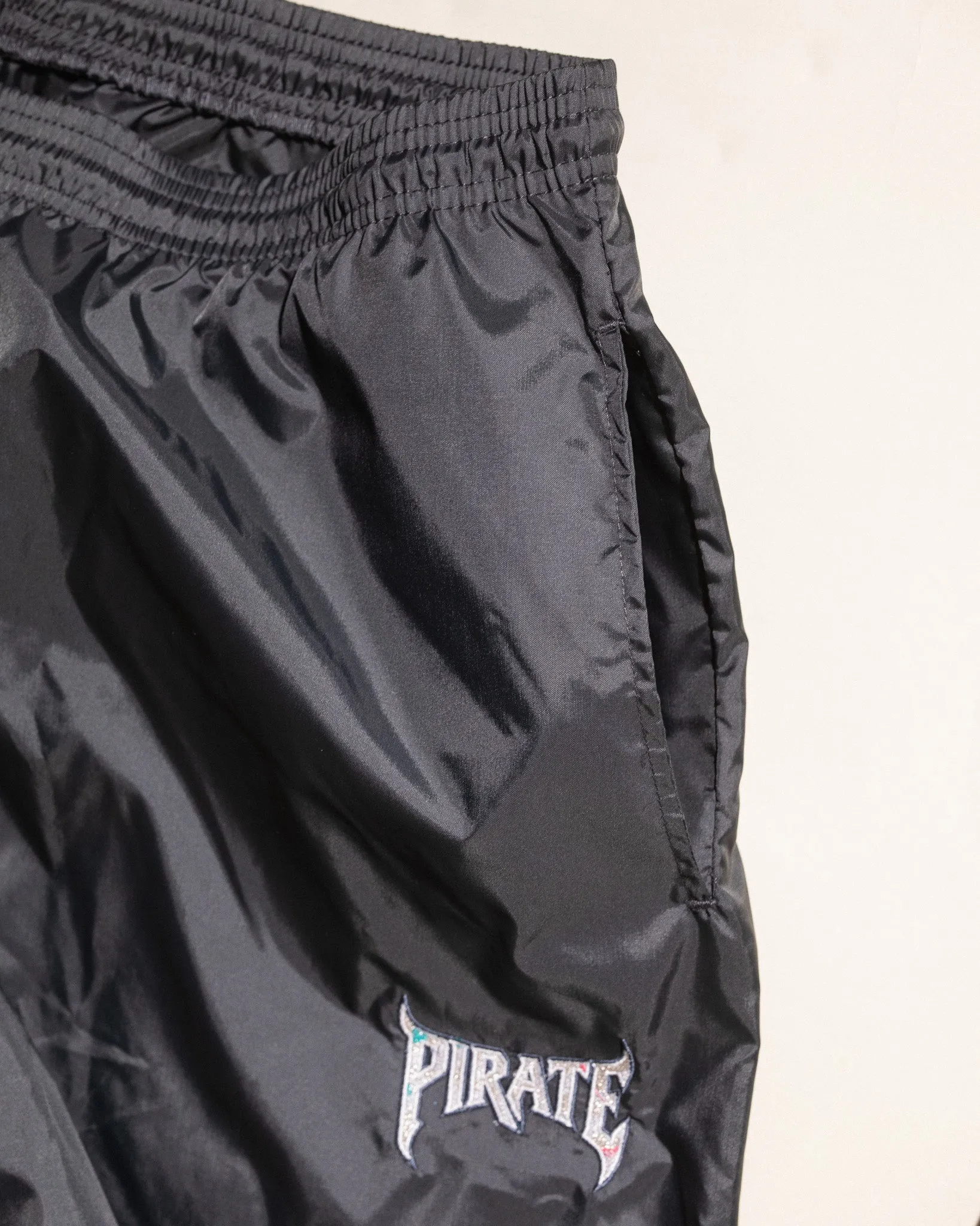 Metal Teeth Nylon Pant (Charcoal) sold by Pirateworldwide product image thumbnail 5