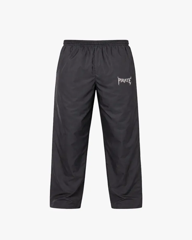 Metal Teeth Nylon Pant (Charcoal) made by Pirateworldwide