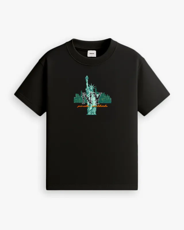 New York Tee (Pirate Black) made by Pirateworldwide