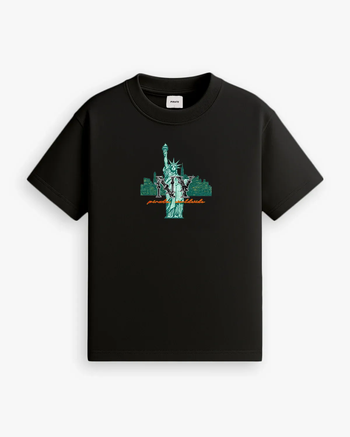 New York Tee (Pirate Black) sold by Pirateworldwide