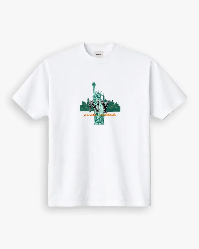 New York Tee (Off White) made by Pirateworldwide