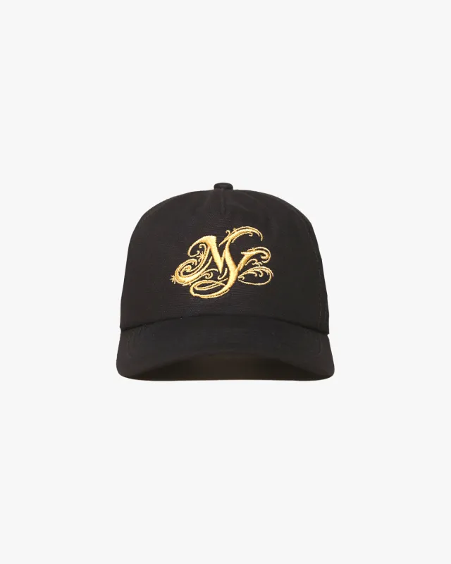 NY Gilded Vintage Hat (Pirate Black) made by Pirateworldwide