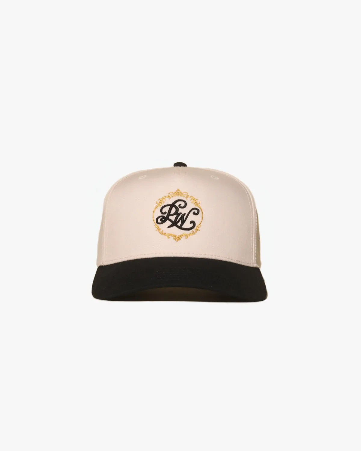 PW Crest Hat (Cream/Black) sold by Pirateworldwide