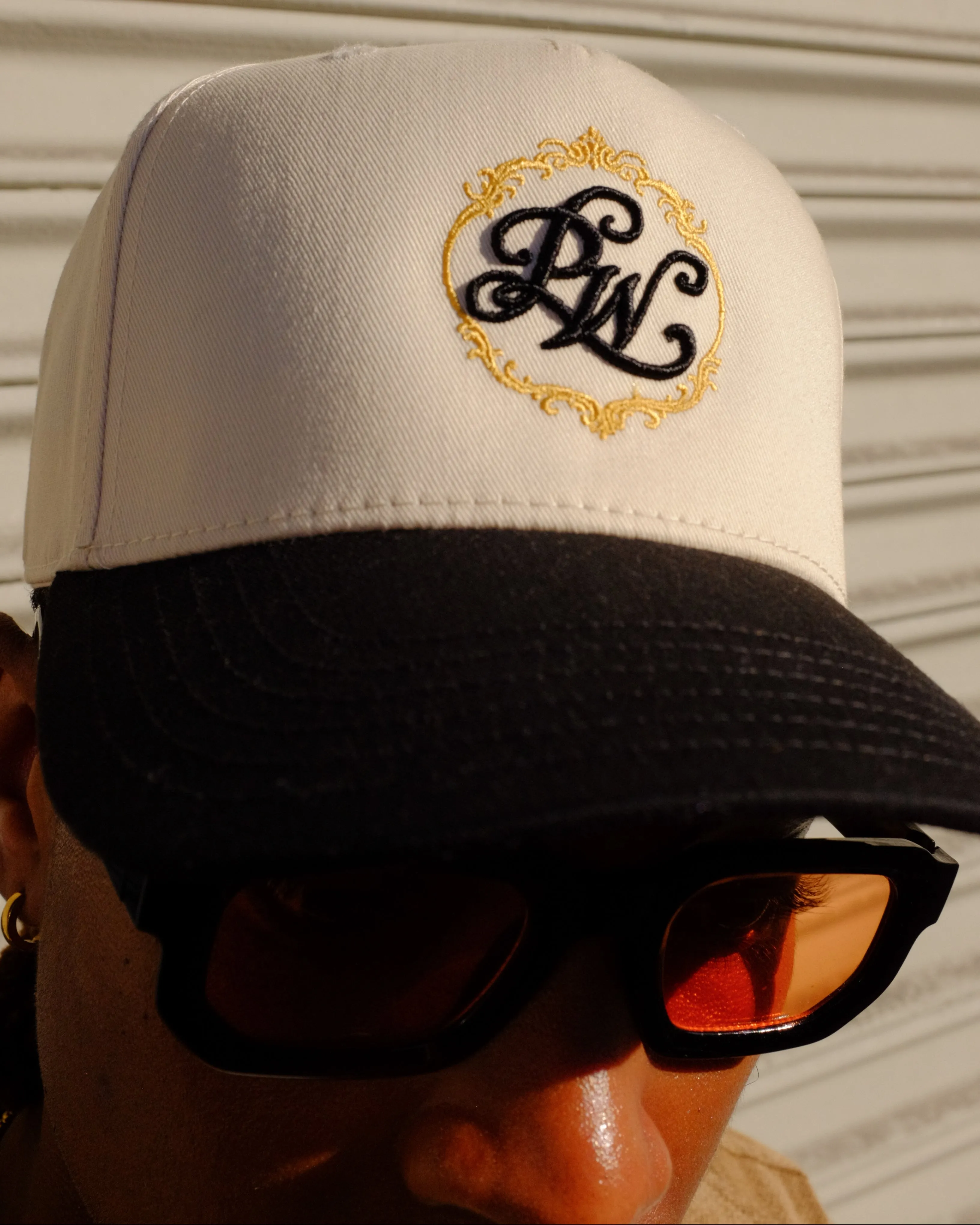 PW Crest Hat (Cream/Black) sold by Pirateworldwide product image thumbnail 5