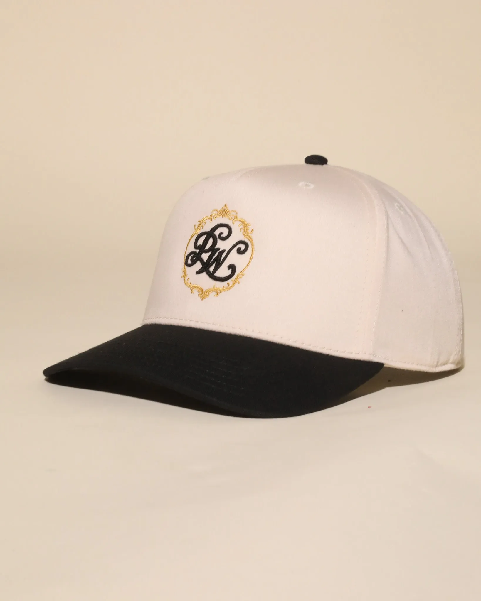 PW Crest Hat (Cream/Black) sold by Pirateworldwide product image thumbnail 3