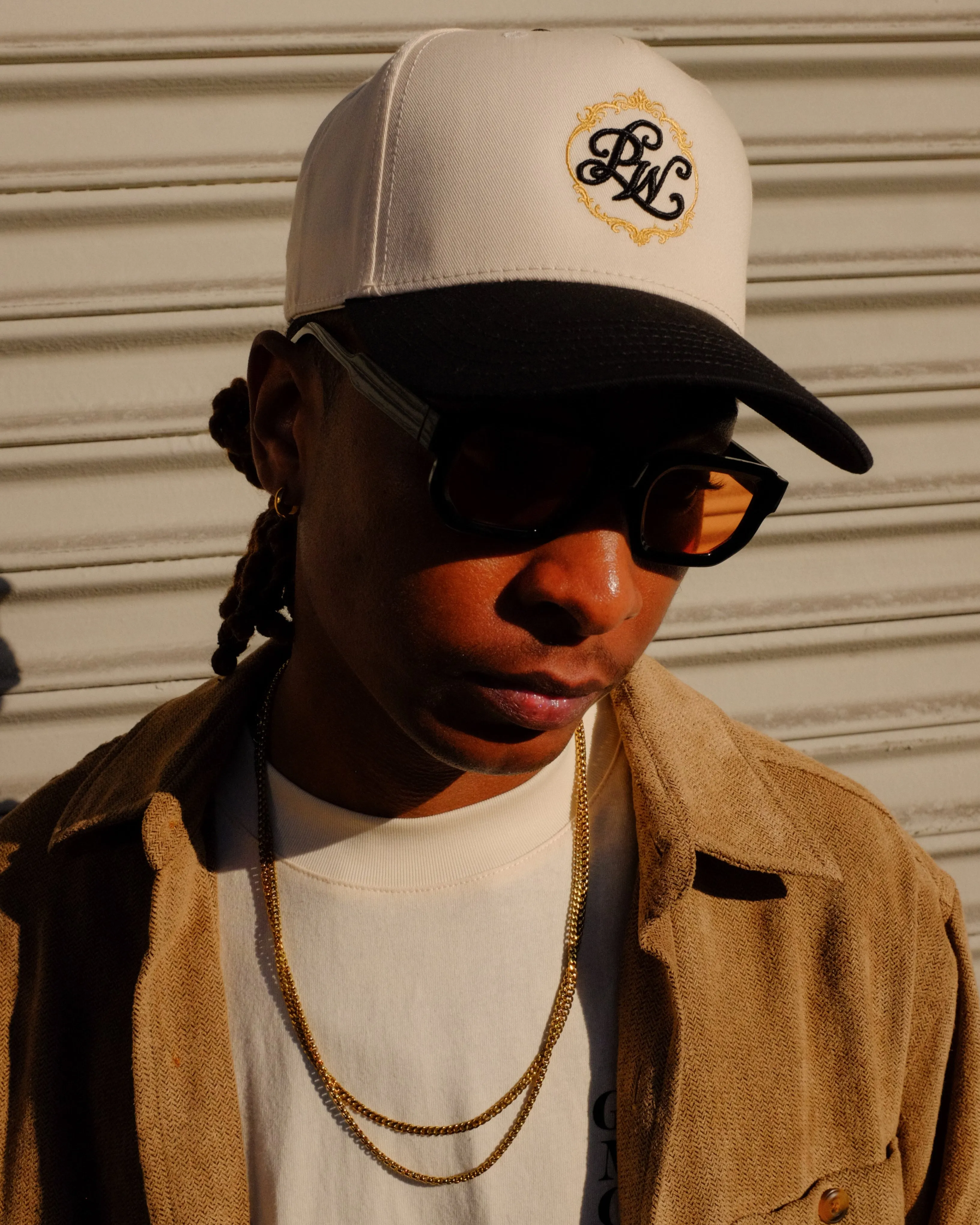 PW Crest Hat (Cream/Black) sold by Pirateworldwide product image thumbnail 2