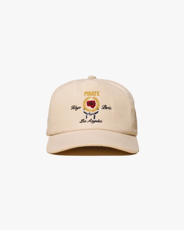 World Fighter Vintage Hat (Cannoli Cream) made by Pirateworldwide