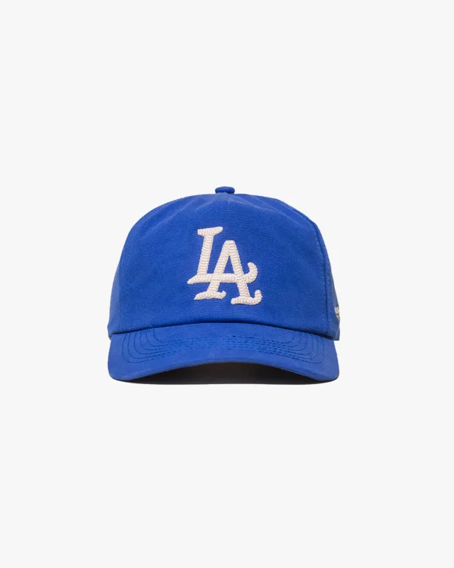 Pirate "LA" Chain Stitch Vintage Hat (Royal Blue) made by Pirateworldwide