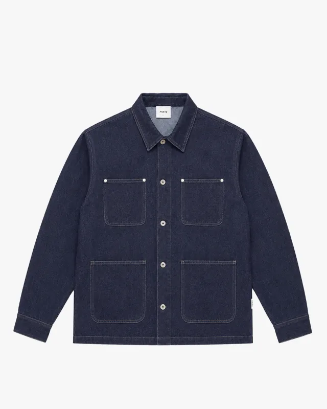 Pirate Denim Jacket (Indigo) made by Pirateworldwide